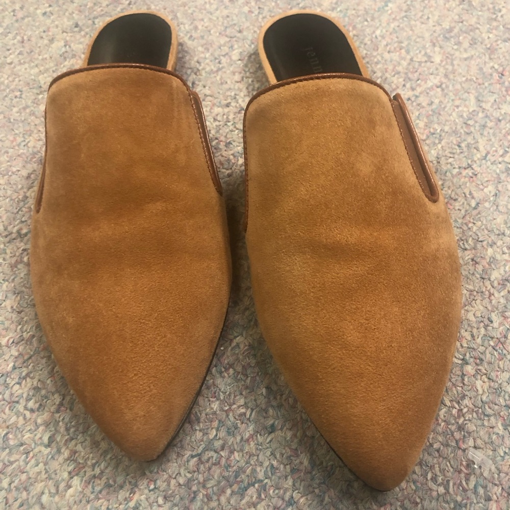 Jenni Kayne Camel Suede Mules!